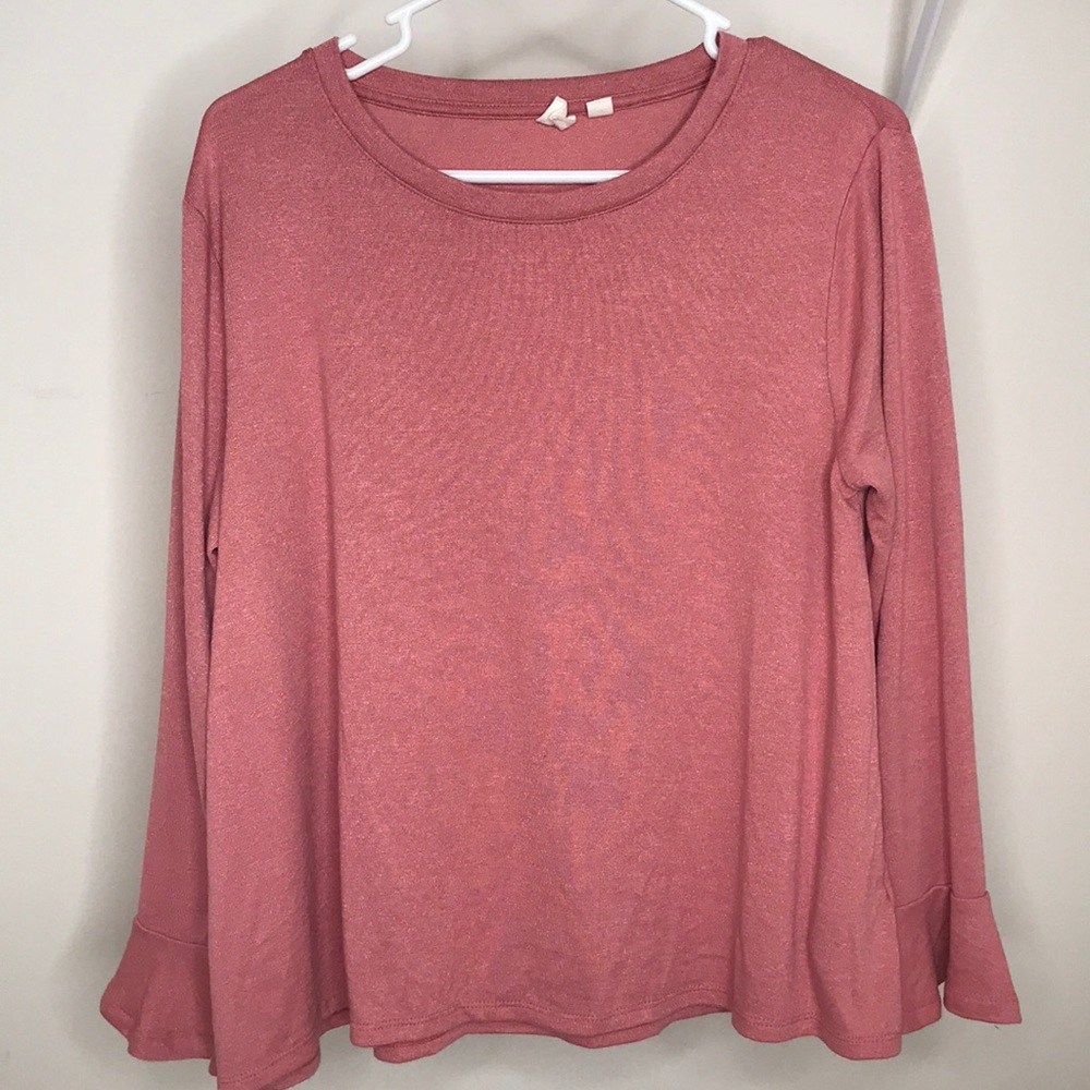 Pink long sleeve shirt